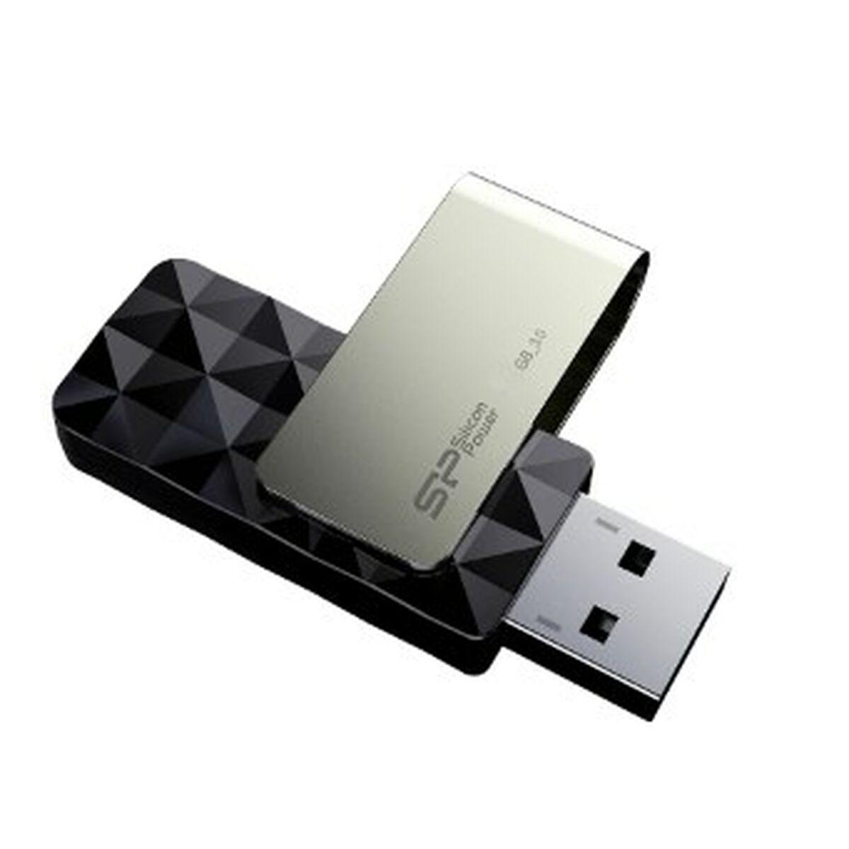 Memoria USB Silicon Power Blaze B30 Nero Nero/Argentato 256GB