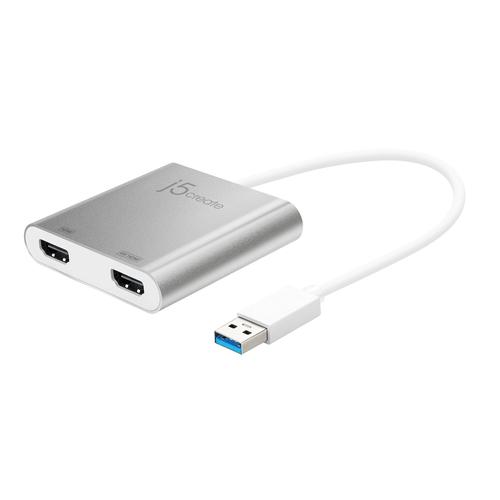 While Stocks Last - J5 Create JUA365 USB 3.0 to Dual HDMI Multi-Monitor Adapter 1Year warranty