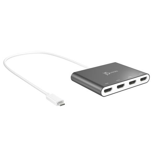 j5create JCA366-N Adattatore multi-monitor da USB-CÃƒÂ¢Ã‚â€žÃ‚Â¢ a HDMIÃƒÂ¢Ã‚â€žÃ‚Â¢ a 4 porte