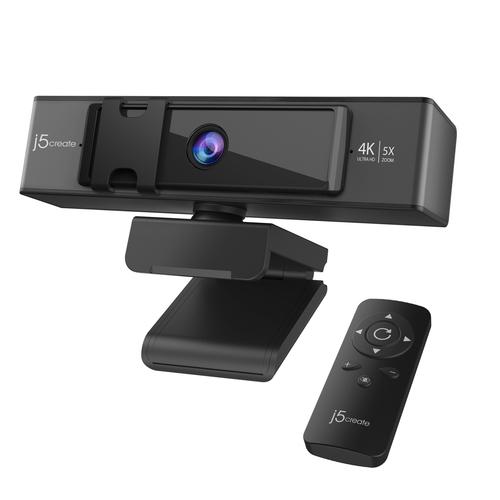 j5create JVCU435-N Webcam USBâ„¢ 4K Ultra HD con telecomando con zoom digitale 5x
