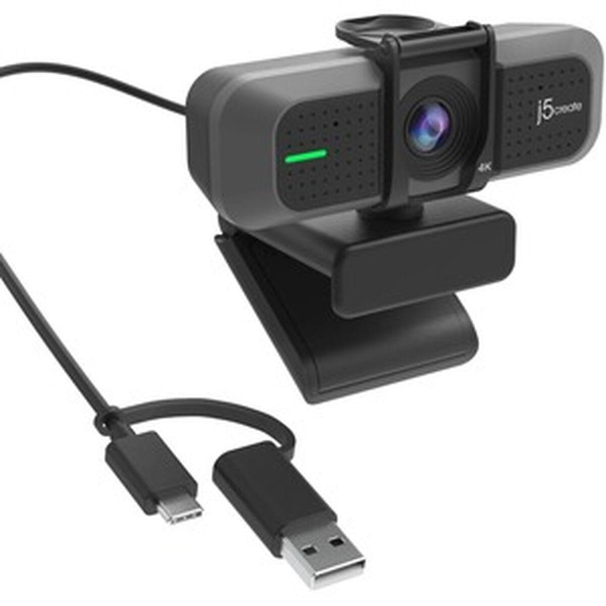 j5create JVU430-N Webcam USB 4K Ultra HD (J5CREATE USB 4K ULTRA HD WEBCAM)