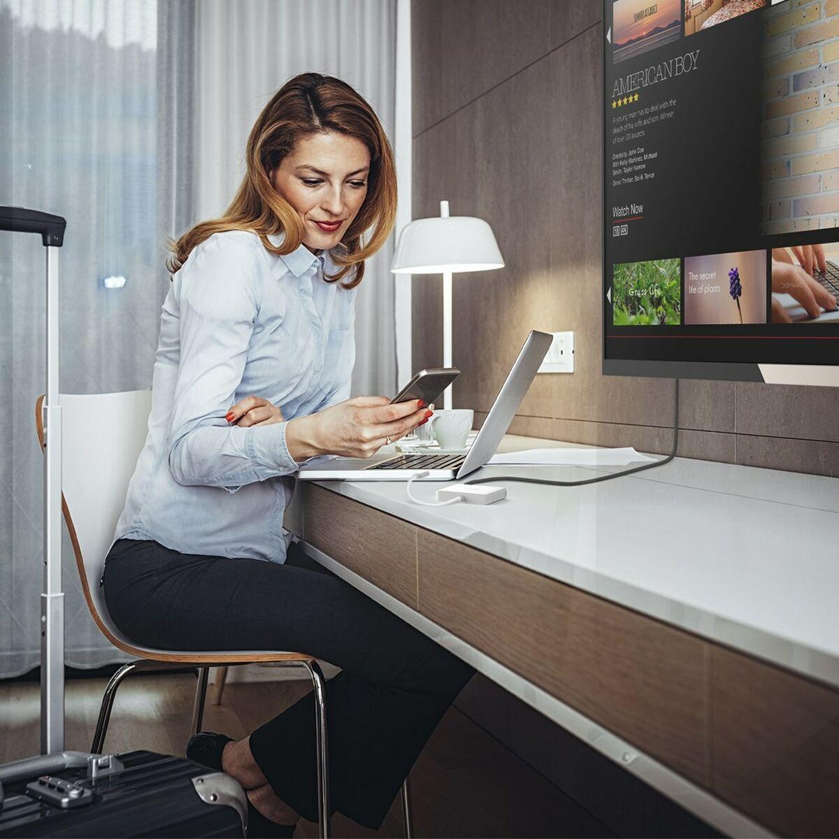 j5create JCA351-N Adattatore Ethernet da USB-C a HDMI 4K (USB-C TO 4K HDMI ETHERNET - ADAPTER)