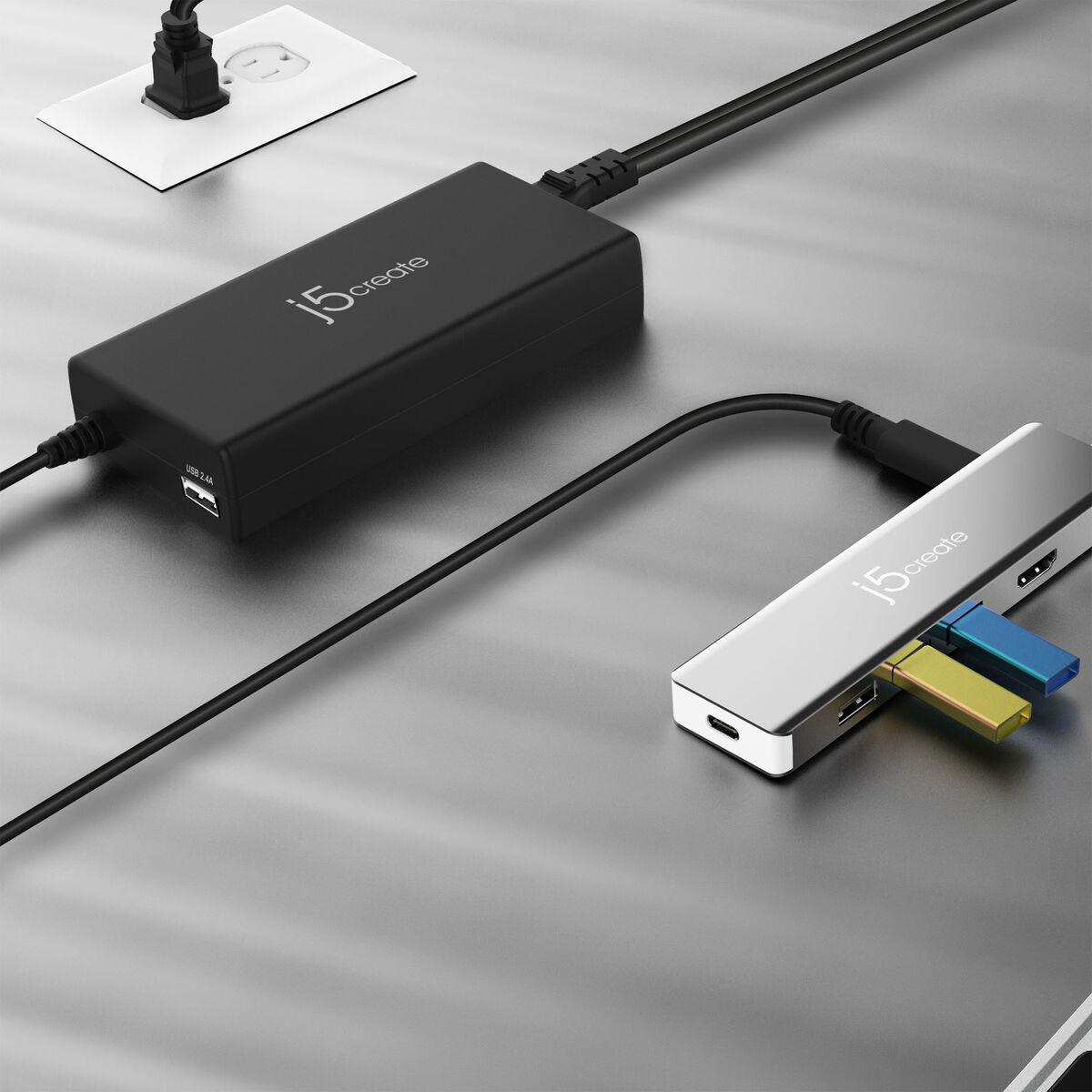 j5create JUP2290C-EN Super caricature PD USB-CÃƒâ€šÃ‚Â® a 100 W - UE (100W PD USB-C SUPER CHARGER - - EU)
