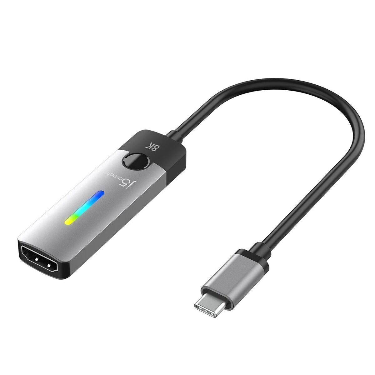 j5create JCA157-N Adattatore da USB-CÃƒâ€šÃ‚Â® a HDMIÃƒÂ¢Ã‚â€žÃ‚Â¢ 2.1 8K (USB-C TO HDMI 2.1 8K ADAP