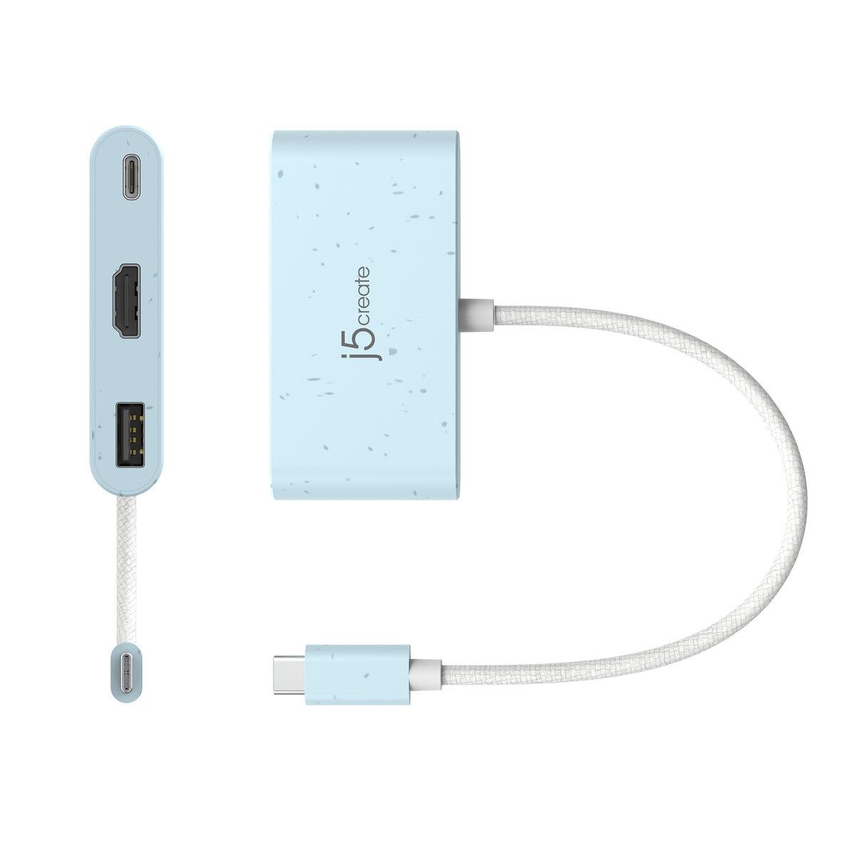 j5create JCA379EC-N Da USB-CÃƒâ€šÃ‚Â® ecologico a HDMIÃƒÂ¢Ã‚â€žÃ‚Â¢ e USBÃƒÂ¢Ã‚â€žÃ‚Â