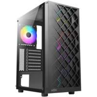Torre da gioco AZZA Spectra Black ATX, illuminazione RGB, finestra in vetro