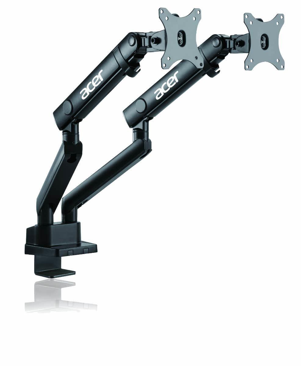 Acer LC.MON11.002 supporto da tavolo per Tv a schermo piatto 813 cm 32 Nero Scrivania (ACER MONITORSTAND DUO UP TO 2X - 32INCH