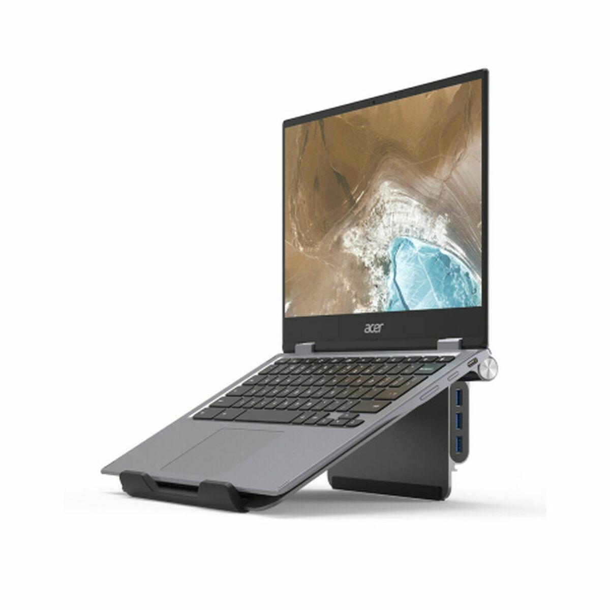 Acer HP.DSCAB.012 supporto per notebook Supporto per computer portatile Argento 39,6 cm (15.6")
