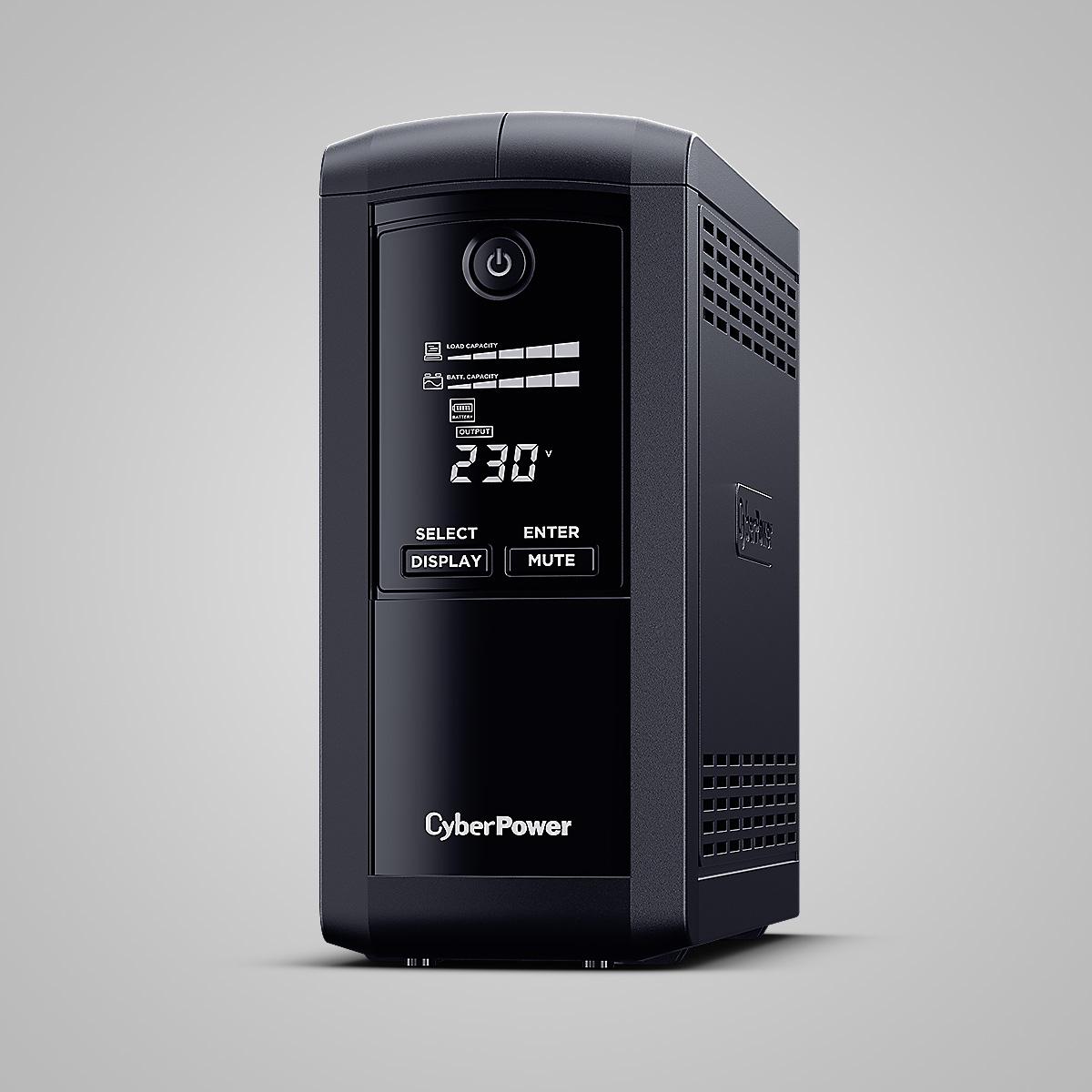 CyberPower Tracer III VP700ELCD-FR gruppo di continuità (UPS) A linea interattiva 07 kVA 390 W 4 presa(e) AC