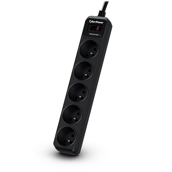 CyberPower Tracer III B0520SC0-FR protezione da sovraccarico Nero 5 presa(e) AC 200 - 250 V 18 m