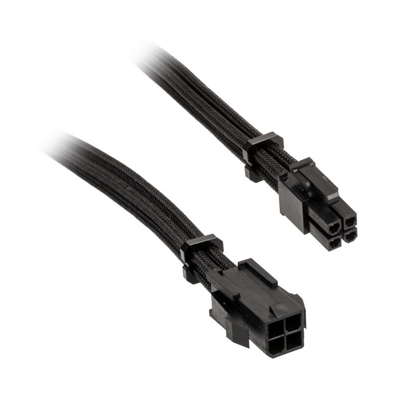 BitFenix Alchemy 4-Pin-ATX12V-VerlÃ¤ngerungskabel, 45 cm, sleeved - schwarz