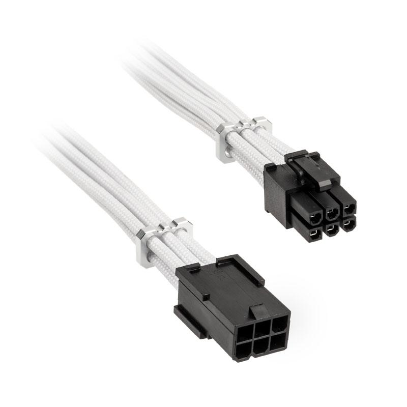 BitFenix Alchemy 6-Pin-PCIe-VerlÃ¤ngerungskabel, 45 cm, sleeved - weiÃ