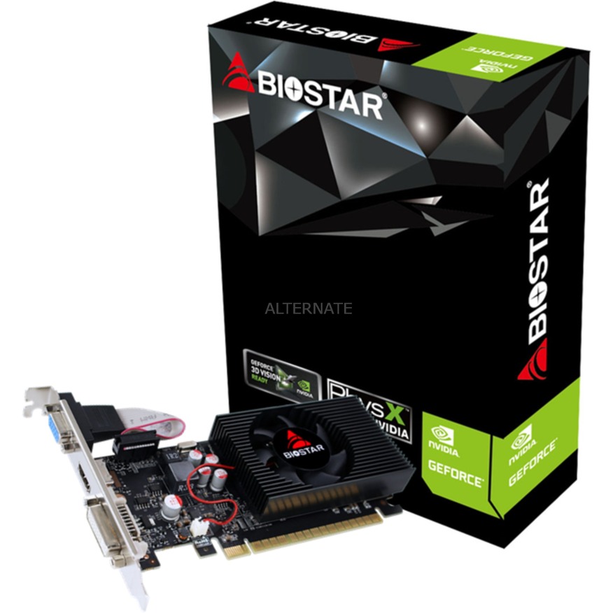 SVGA BIOSTAR NVIDIA GT730-2GB D3 LP 2GB DDR3 128Bit VGA+DVI+HDMI PCI-E