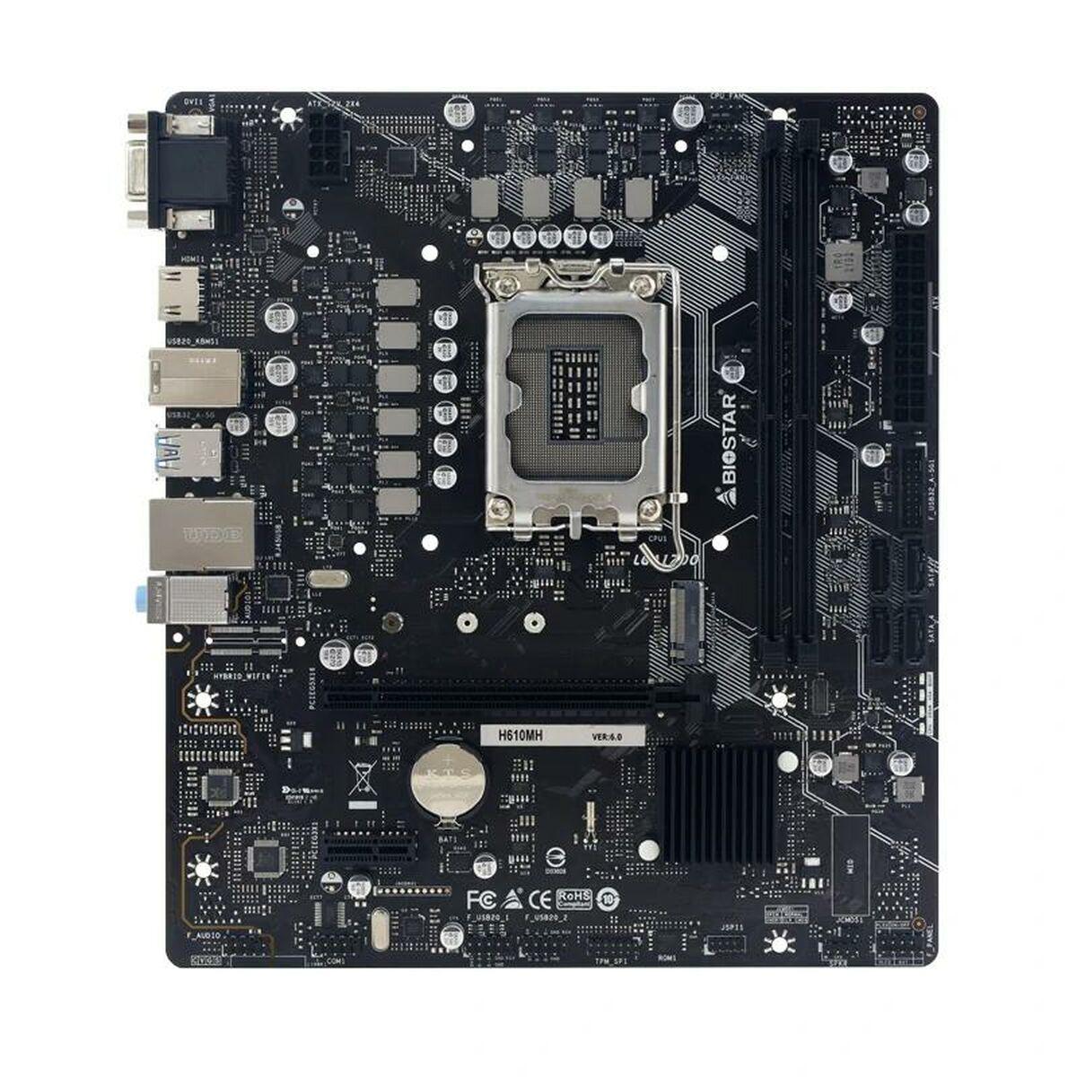 MB BIOSTAR H610MH D5 LGA1700 (ALDER LAKE) 2DDR5 VGA+HDMI PCIE, M.2 MATX