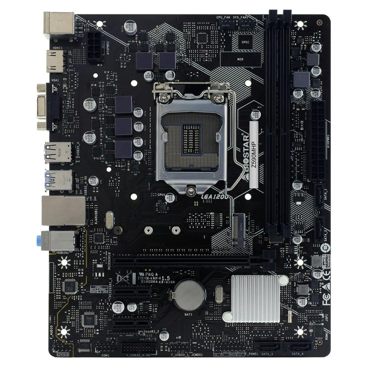 MB BIOSTAR Z590MHP LGA1200 (ROCKET LAKE - COMPATIB. COMET LAKE) 2DDR4 VGA+HDMI PCIE 4.0, PCIE 3.0 M.2