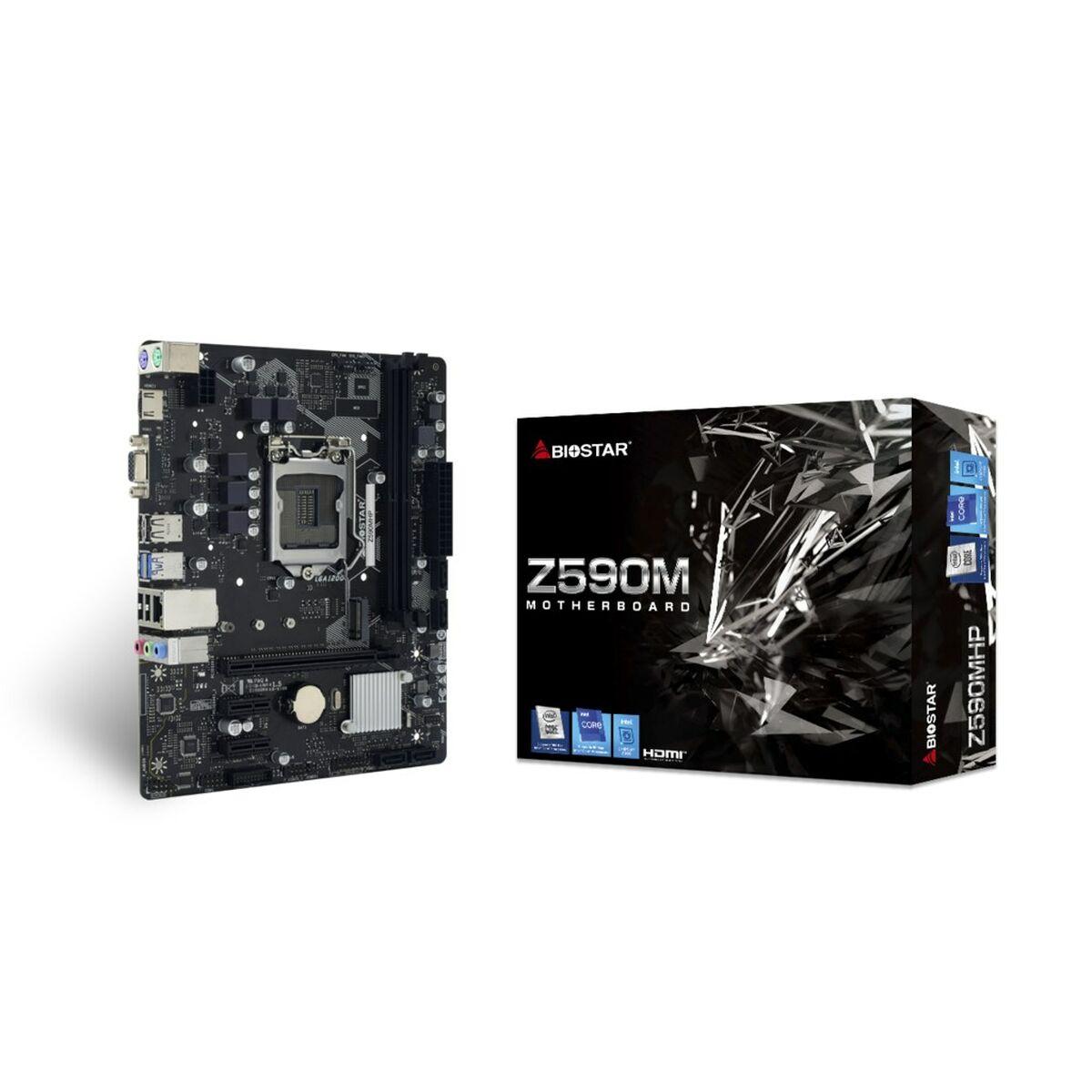 MB BIOSTAR Z590MHP LGA1200 (ROCKET LAKE - COMPATIB. COMET LAKE) 2DDR4 VGA+HDMI PCIE 4.0, PCIE 3.0 M.2