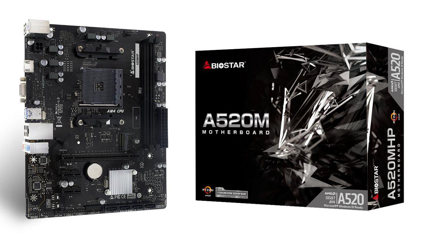 Biostar A520MHP scheda madre AMD A520 Socket AM4 micro ATX (Biostar A520MHP [)