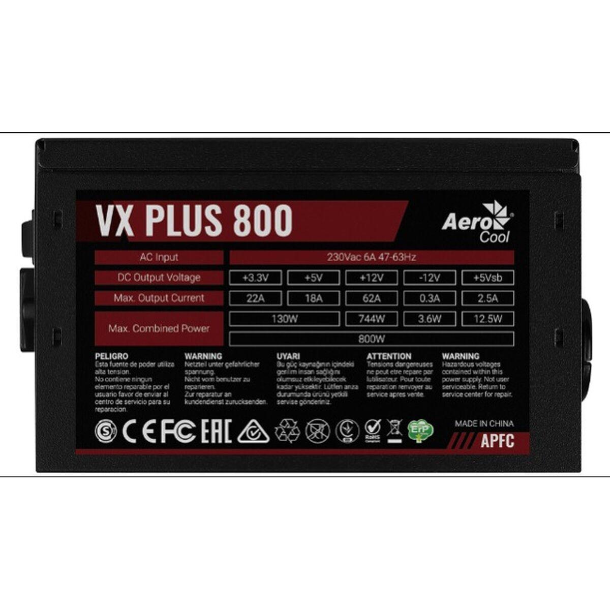 POWER SUPPLY AEROCOOL PGS VX-800PLUS 800W 80+