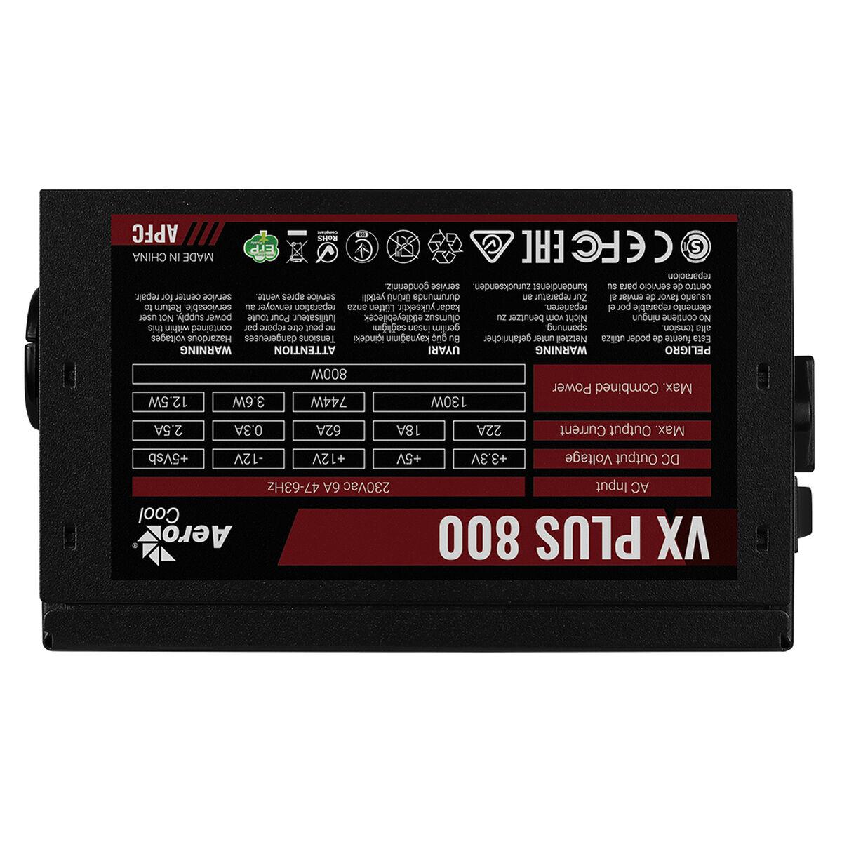 POWER SUPPLY AEROCOOL PGS VX-800PLUS 800W 80+
