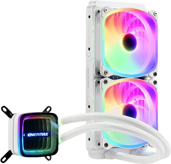WAK Enermax Aquafusion ADV WaterCooler 240mm SquA RGB Bianco
