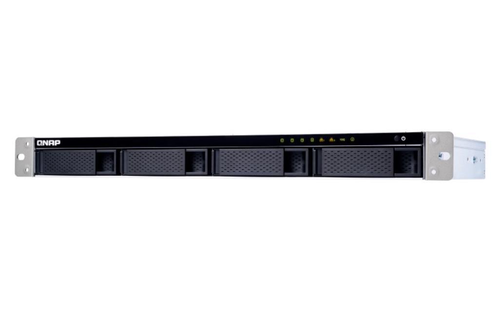 QNAP NAS TS-431XeU-2G 4 Bay quad-core 1.7 GHz 2GB DDR3 SODIMM RAM SATA 6Gb/s 1x 10GbE SFP LAN 2x GbE LAN