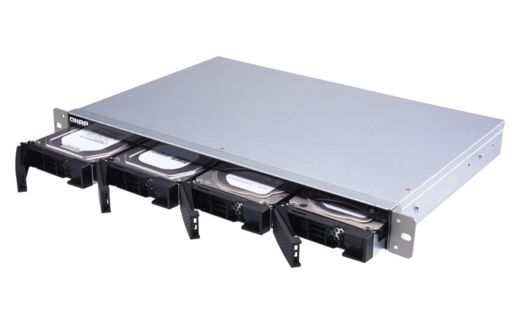 QNAP NAS TS-431XeU-2G 4 Bay quad-core 1.7 GHz 2GB DDR3 SODIMM RAM SATA 6Gb/s 1x 10GbE SFP LAN 2x GbE LAN