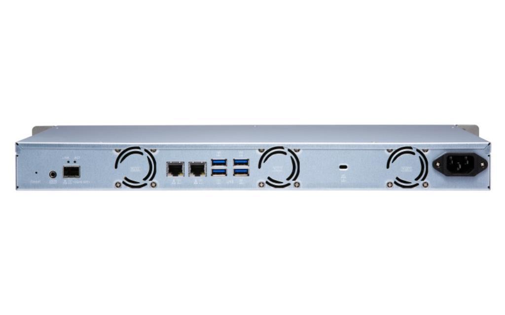 QNAP NAS TS-431XeU-2G 4 Bay quad-core 1.7 GHz 2GB DDR3 SODIMM RAM SATA 6Gb/s 1x 10GbE SFP LAN 2x GbE LAN