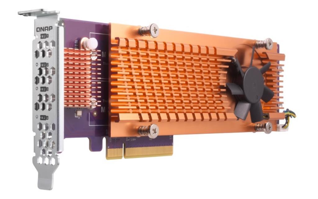 QNAP Scheda di Espansione Quadl M.2 22110/2280 SATA SSD (PCIe Gen2 x 2), Low-profile bracket