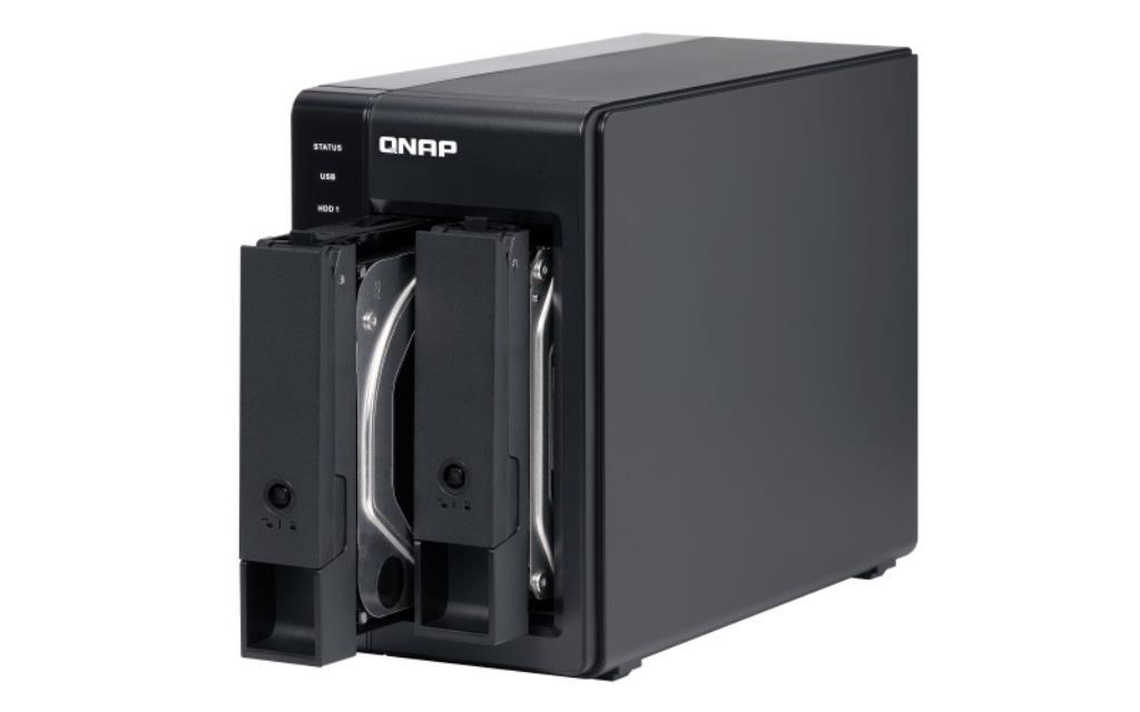 Box di Espansione QNAP Tower TR-002 (Senza HDD) - Supporta 2x3.5" o 2.5" SATA 6Gb/s HDD/SSD