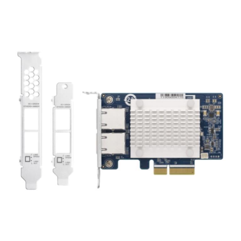 QNAP ACC QXG-5G2T-111C, dual port 5GbE multi-Gig expansion card- Aquantia AQC111C- Gen3 x 2- low profile