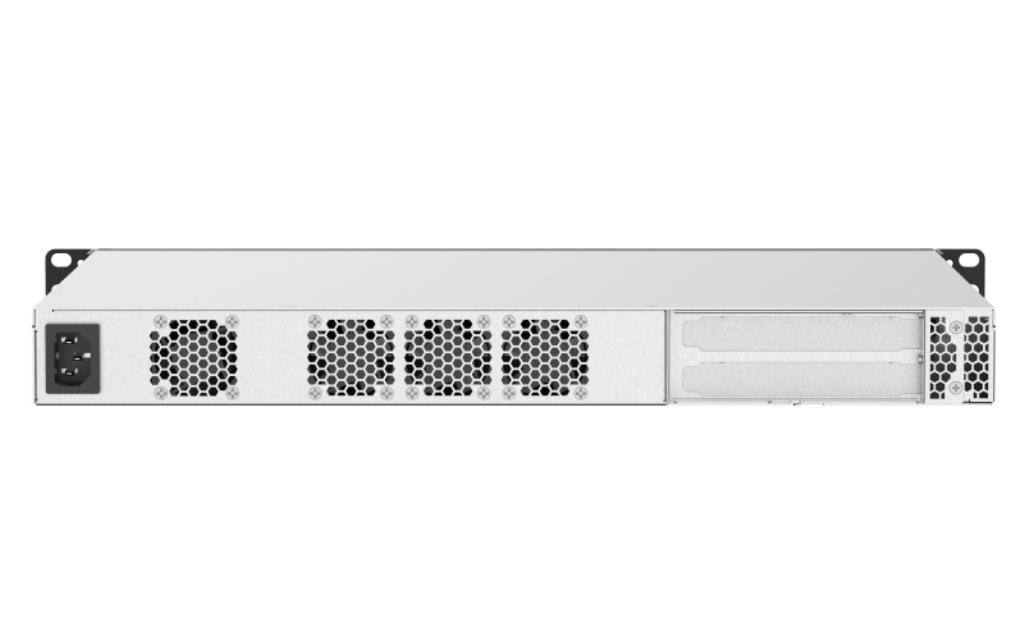 QNAP EDGE Guardian 1602P, 16 1GbE PoE ports with 2 RJ45 and SFP+ combo port., 418W toatl power comsumption, 370W PoE power budg