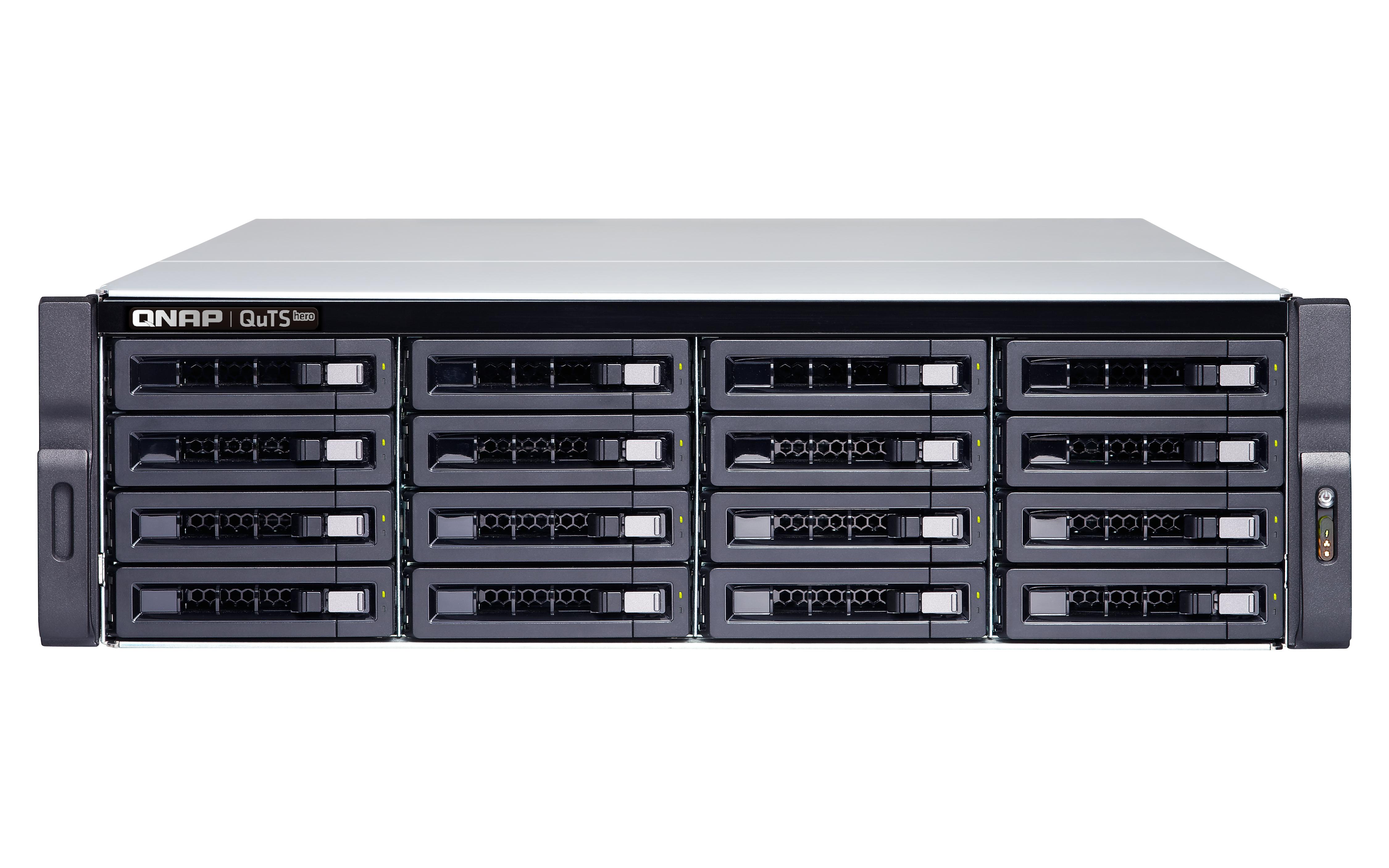 QNAP TS-h1683XU-RP NAS Armadio (3U) Collegamento ethernet LAN Nero E-2236
