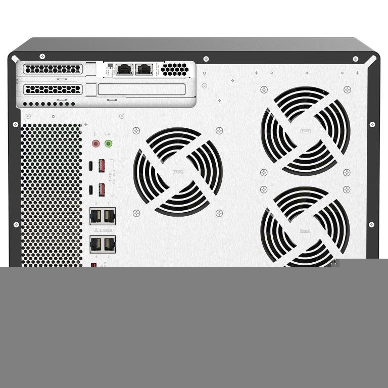 Server NAS QNAP TVS-h1688X Tower Collegamento ethernet LAN Nero W-1250 [TVS-H1688X-W1250-32G]