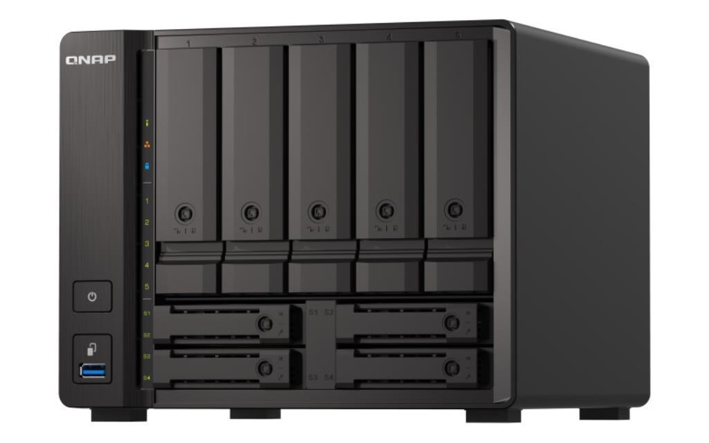 Server NAS QNAP TS-H973AX Tower Collegamento ethernet LAN Nero V1500B [TS-h973AX-8G]