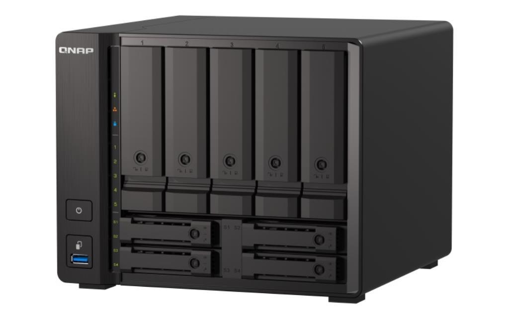 Server NAS QNAP TS-H973AX Tower Collegamento ethernet LAN Nero V1500B [TS-h973AX-8G]