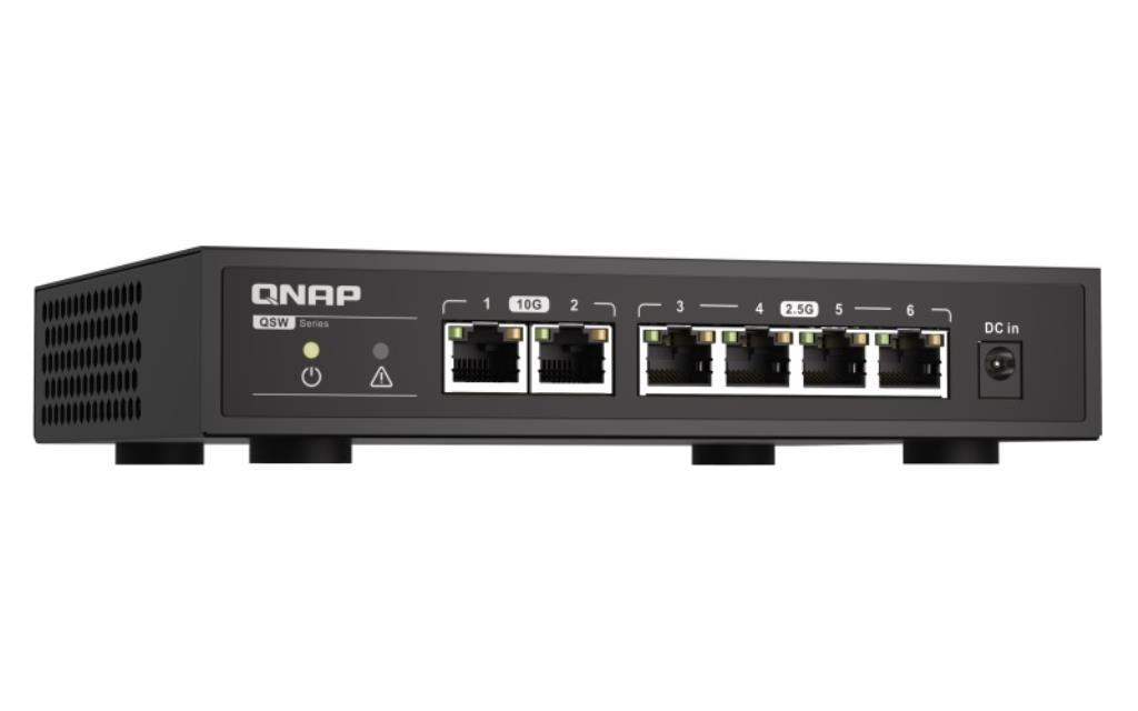 QNAP SWITCH QSW-2104-2S 2 ports 10GbE SFP 5 ports 2.5GbE RJ45 unmanaged switch