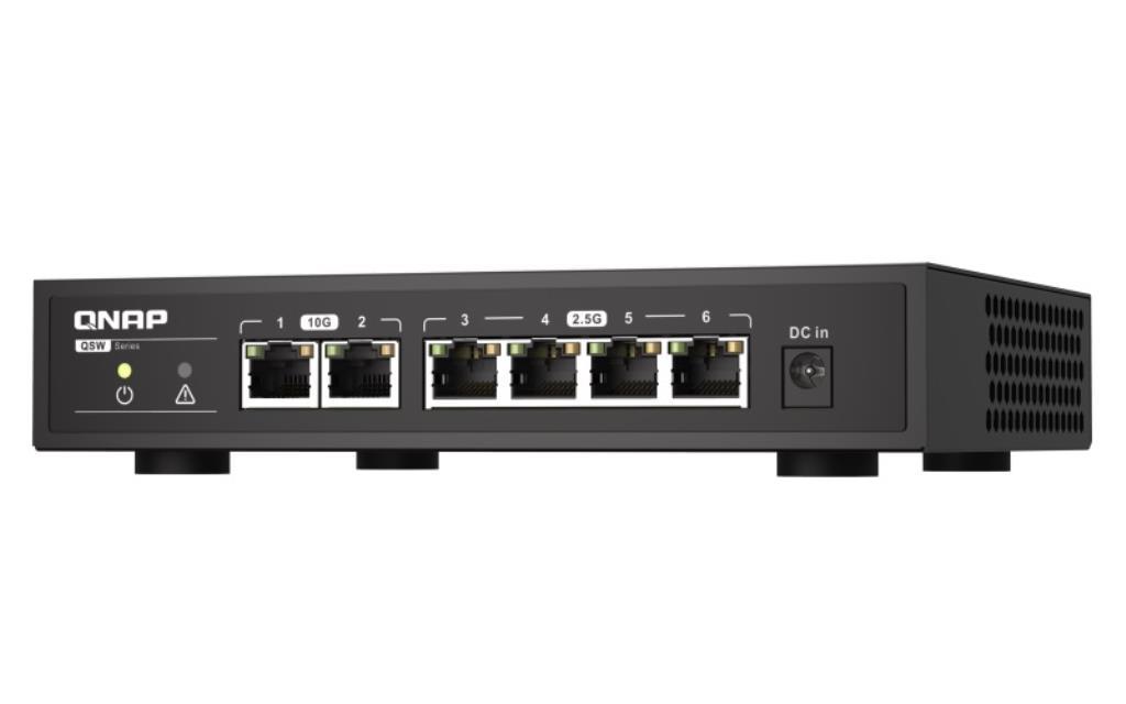 QNAP SWITCH QSW-2104-2S 2 ports 10GbE SFP 5 ports 2.5GbE RJ45 unmanaged switch