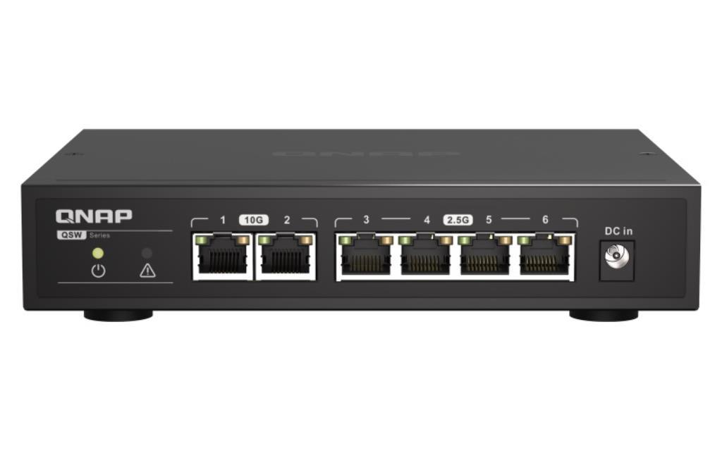 QNAP SWITCH QSW-2104-2S 2 ports 10GbE SFP 5 ports 2.5GbE RJ45 unmanaged switch