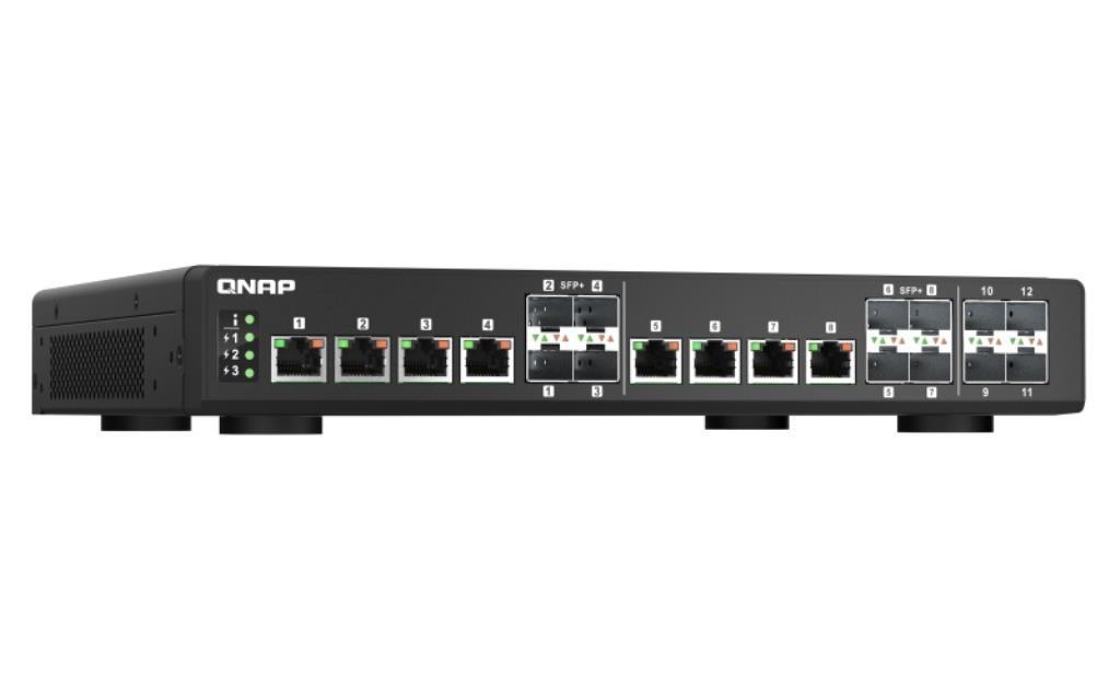 QNAP RACKMOUNT 4GBDDR3 8PORTS 10GBE