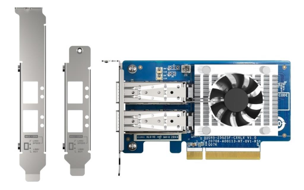 QNAP QXG-25G2SF-CX6 scheda...