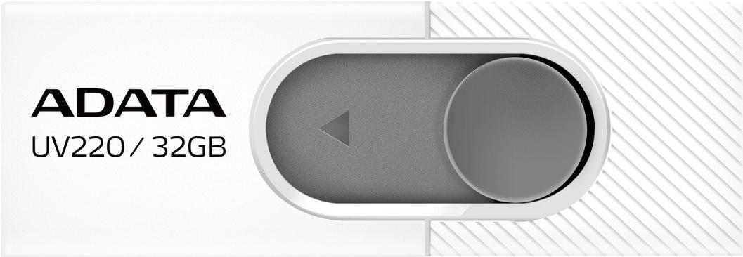 Adata USB UV220 32GB Bianco/Grigio (AUV220-32G-RWHGY)