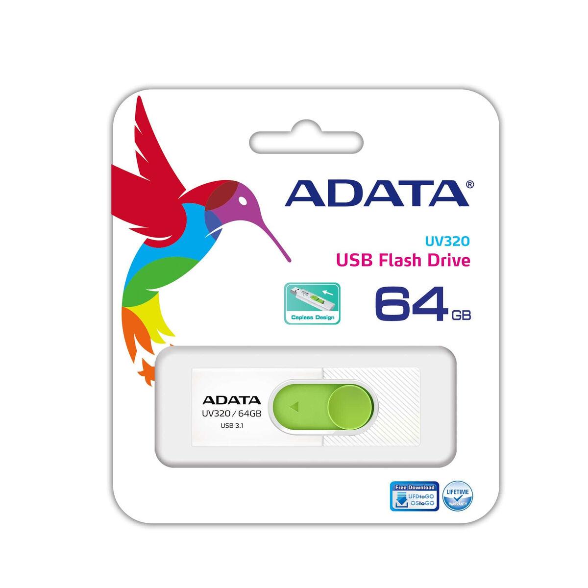 64GB UV320 USB 3.1. White/Gr.