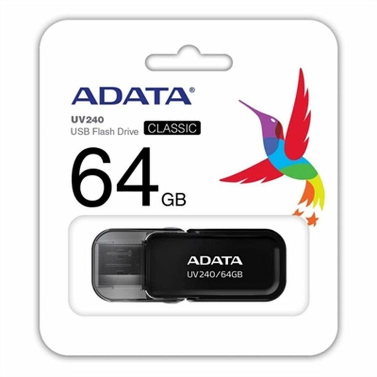 Penna USB ADATA UV240 64GB USB 2.0 Nera