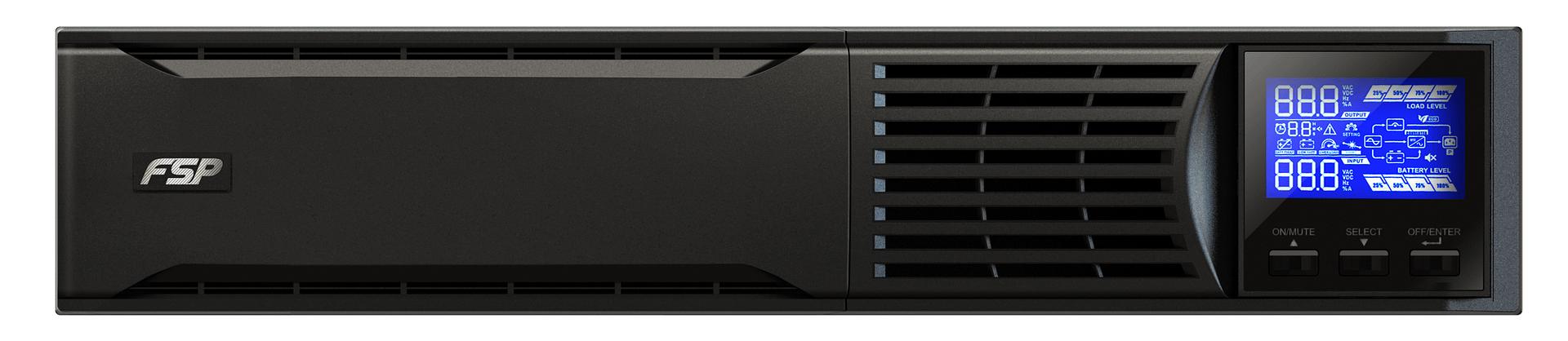 FSP Champ Rack 2K gruppo di continuitÃƒÂ  (UPS) Doppia conversione (online) 2 kVA 1800 W 3 presa(e) AC