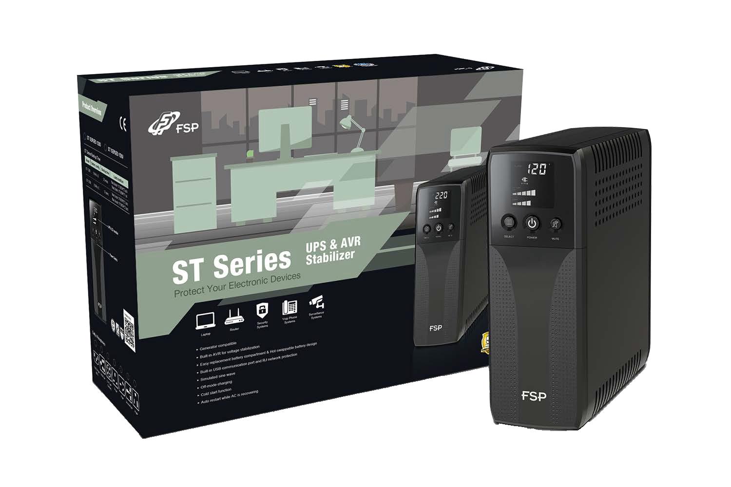 FSP ST 850 gruppo di continuitÃ  (UPS) A linea interattiva 0,85 kVA 510 W 4 presa(e) AC