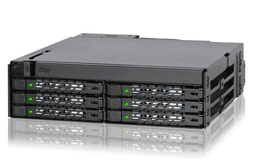 ICY DOCK Mobile Rack 6x2.5'' SATA/SAS ICY DOCK MB606SPO-B,+ODD sottile,1x5.25