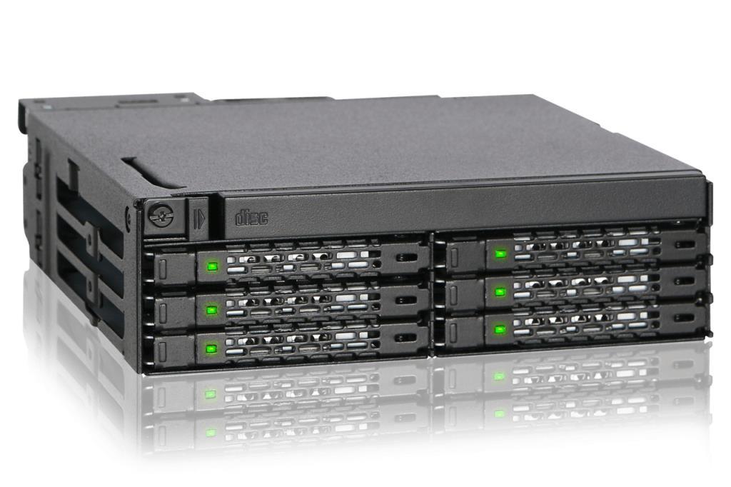 ICY DOCK Mobile Rack 6x2.5'' SATA/SAS ICY DOCK MB606SPO-B,+ODD sottile,1x5.25