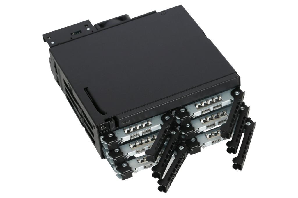 ICY DOCK Mobile Rack 6x2.5'' SATA/SAS ICY DOCK MB606SPO-B,+ODD sottile,1x5.25