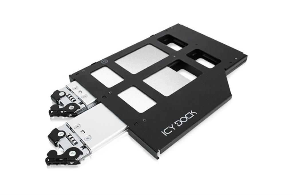 IcyDock adattatore per slot ODD ultra slim (9.5mm) con 2 slot per SSD NVMe M.2 removibili