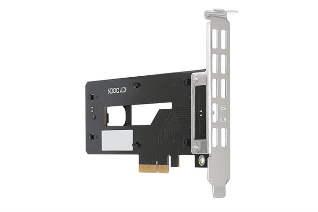 IcyDock EZ-CONVERT EX - 1 x M.2 NVMe SSD a 4 x adattatore PCIe 3.0 con staffa PCIe